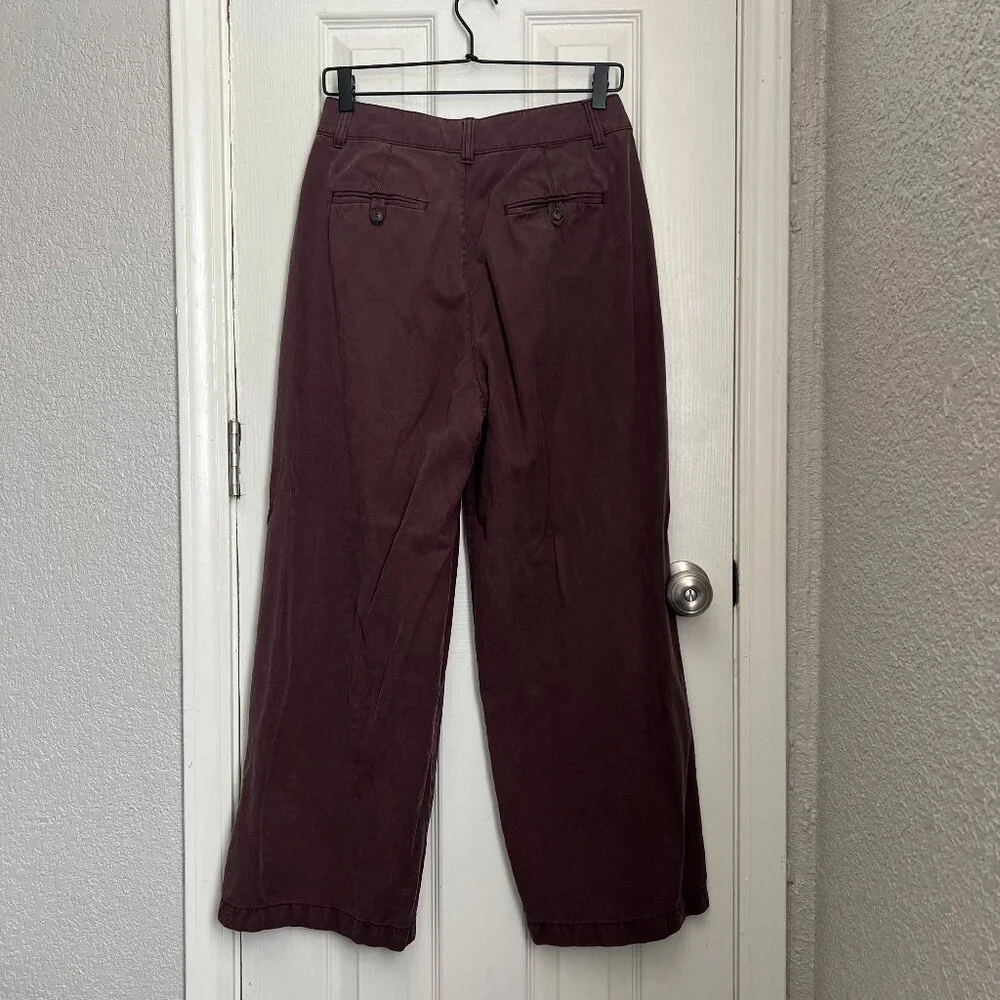 Madewell The Petite Harlow Wide-Leg Pant in Drapey Twill - 2P - Picture 2 of 3